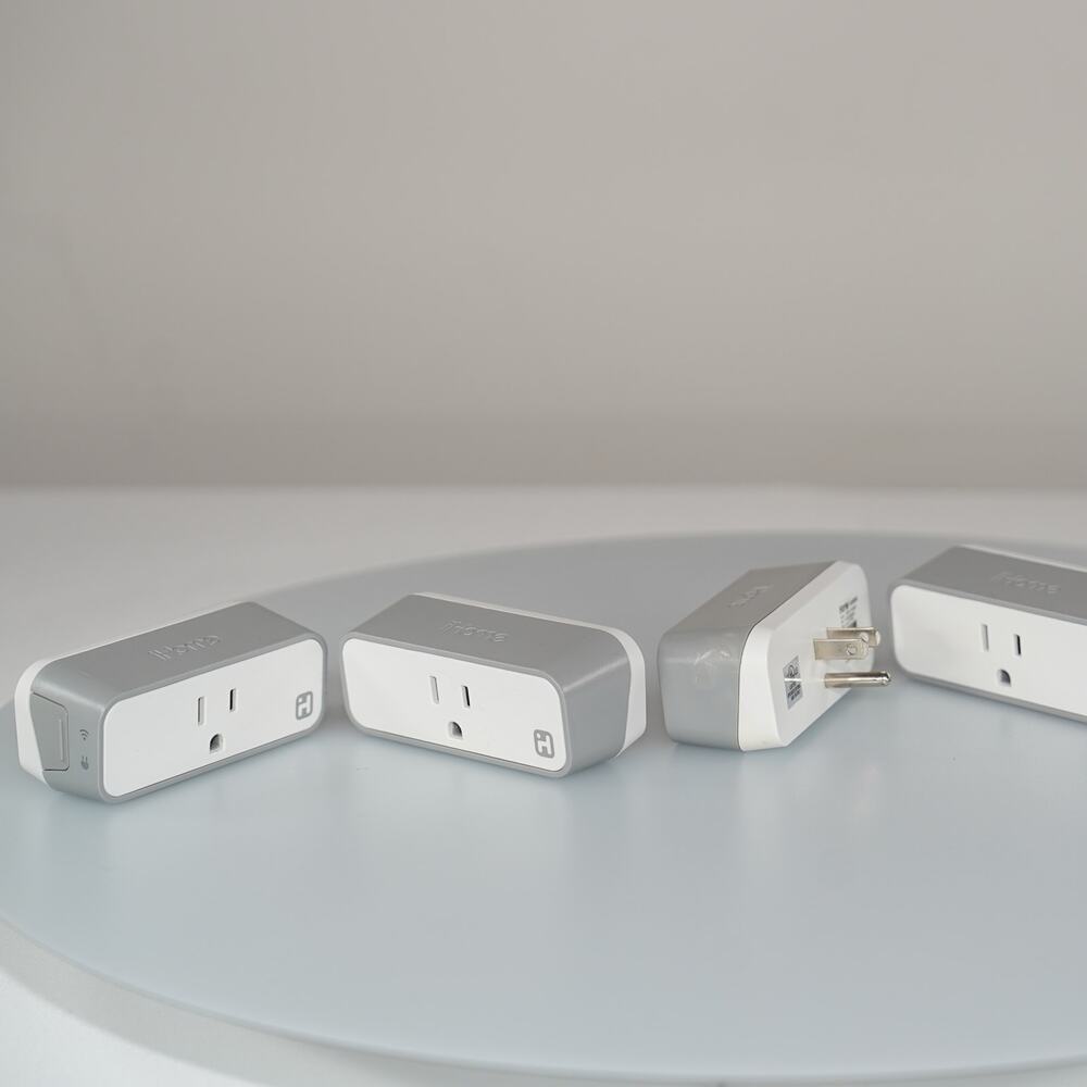 iHome iSP6X Smart Plugs - Apple HomeKit Bundle of 4